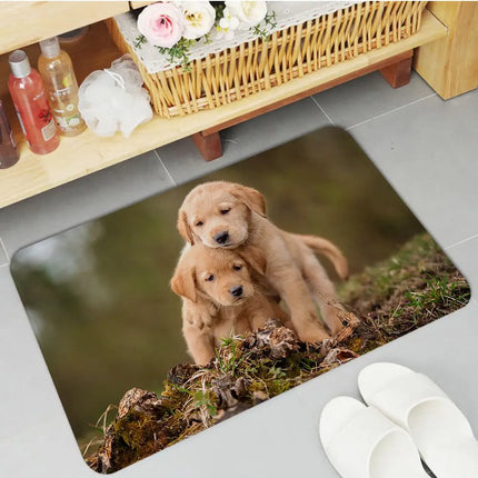 Home Puppy Love Labrador 3D Entrance Bathroom Doormat