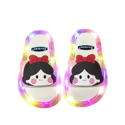 Girl LED Unicorn Funny Slippers