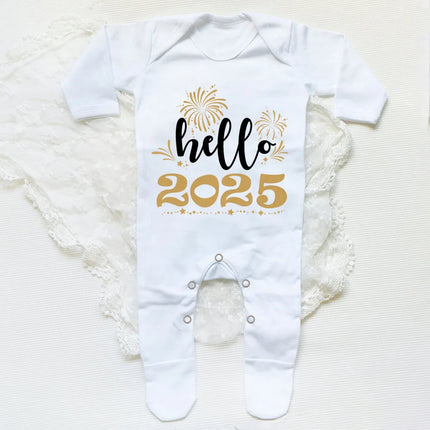 Baby Boy Hello 2025 Long Rompers