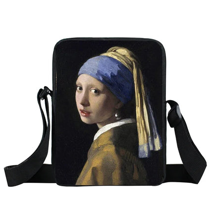 Funny Van Gogh Starry Night Crossbody Travel Bags