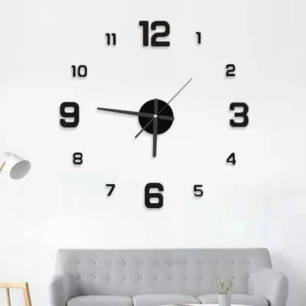 Simple Design 3D Modern DIY Wall Clock