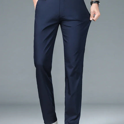 Men Bamboo Fiber Business Casual Pants