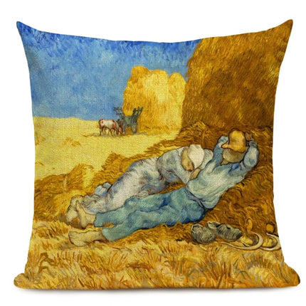 Van Gogh Square Pillow Cover Decor - Mad Fly Essentials