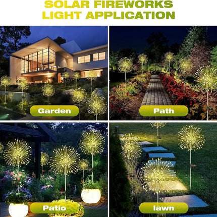 Solar LED Outdoor Firework Fairy Lights