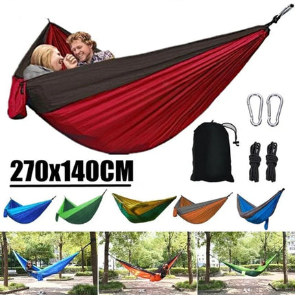  Portable Outdoor Camping Parachute Hammock