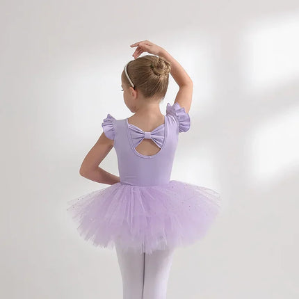 Girl Ballet Gymnastics Leotard Tutu Dress