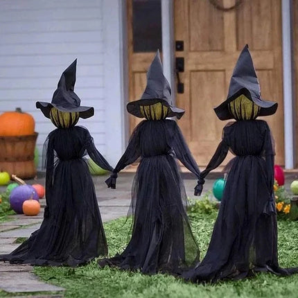 Light-up Witches Stake Sound Activated Halloween Decor