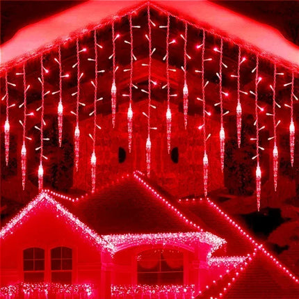 Christmas Decoration LED Icicle Curtain Lights