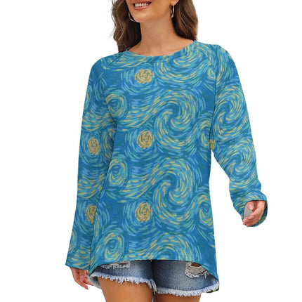 Women Van Gogh 3D Long Tees