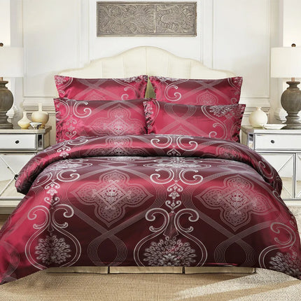 European Jacquard Satin Duvet Bedding Sets