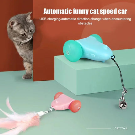 Running Mouse Cat Interactive Light Sensor Pet Toy