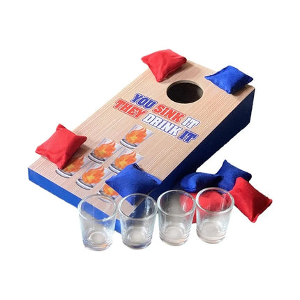 Corn Hole Outdoor Sandbag Throwing Party Drinking Game