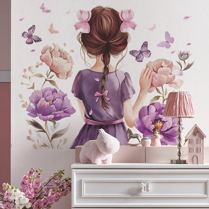 Moon Girl Vinyl 3D Child Wall Stickers