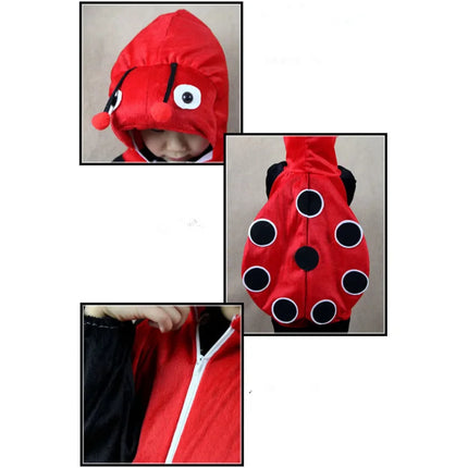 Kids Costume Toddler Ladybug Animal Halloween Jumpsuit