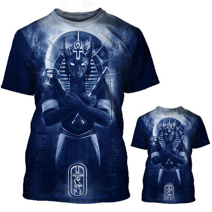 Men Anubis Egyptian god 3D Graphic Tees – Mad Fly Essentials