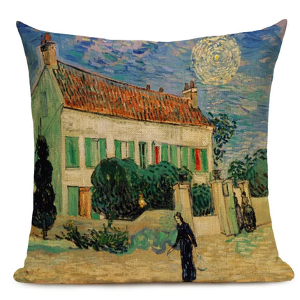 Van Gogh Square Pillow Cover Decor - Mad Fly Essentials