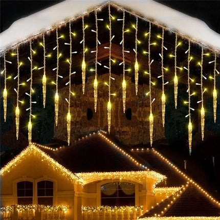 Christmas Decoration LED Icicle Curtain Lights