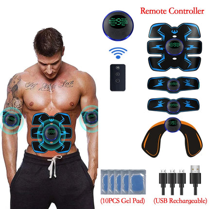 Remote EMS Muscle Stimulator Smart Fitness Ab Massager