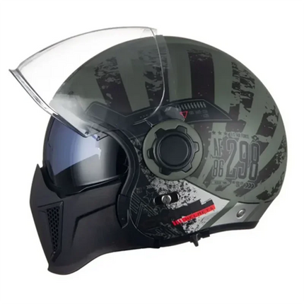 Motorcycle Full Face 3/4 Joker Helmet