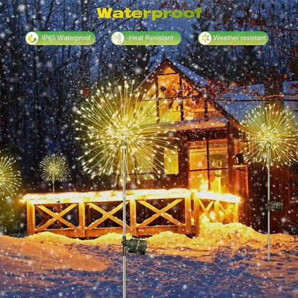 Solar LED Outdoor Firework Fairy Lights