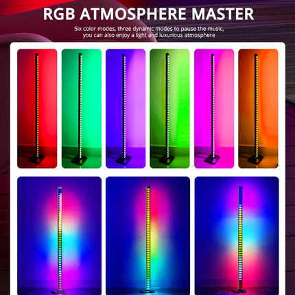 LED Floor RGB Rhythm Music Atmosphere Lamp