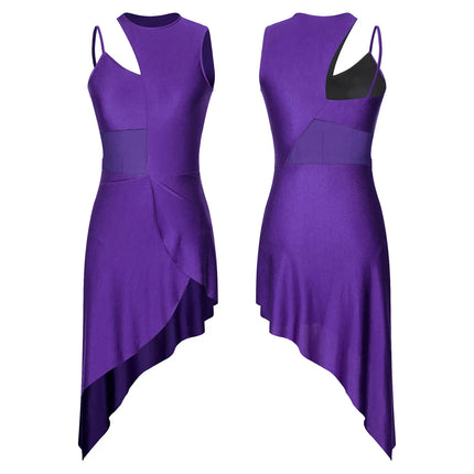 Women Leotard Sleeveless Dance Dress