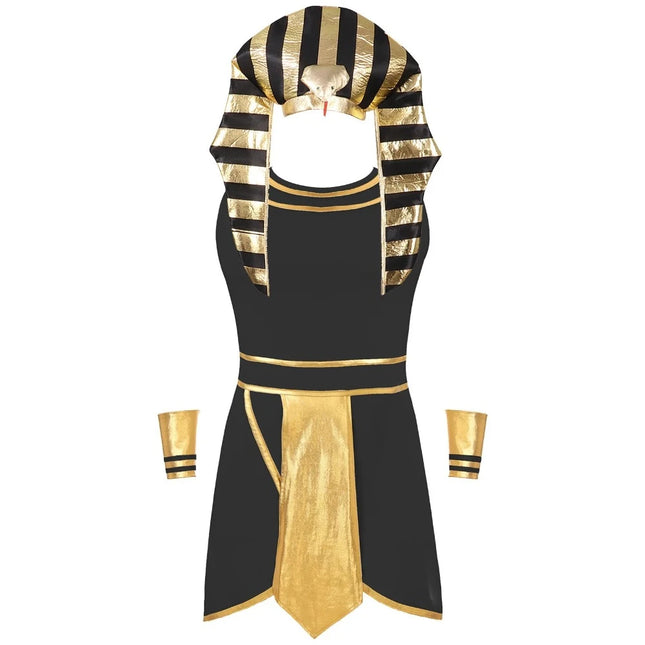 Men Egyptian Pharaoh King Costume Set
