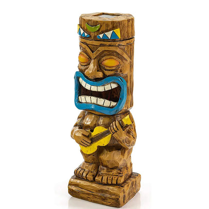 TIKI Ukulele Solar LED Flickering Garden Light