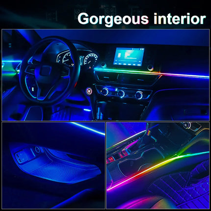 Auto LED RGB Ambient Rainbow Lighting Kits