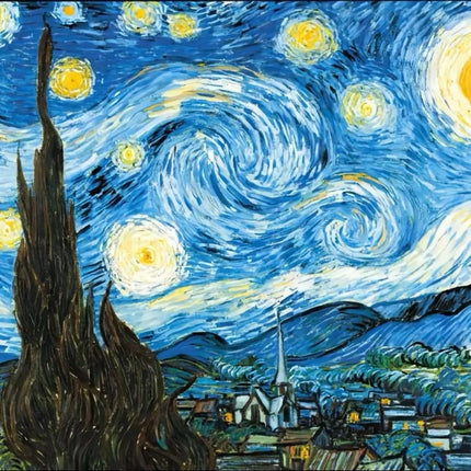 DIY Van Gogh Starry Night Paint by Numbers Wall Art