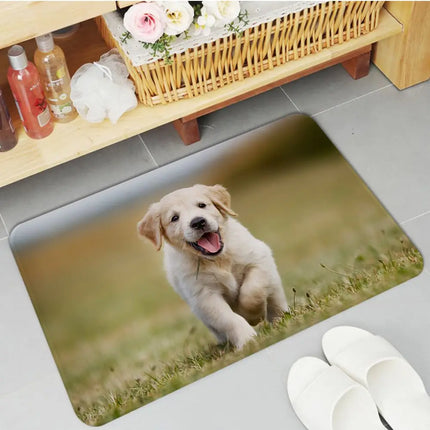 Home Puppy Love Labrador 3D Entrance Bathroom Doormat