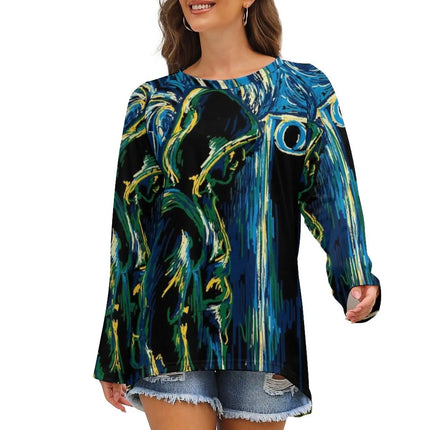 Women Van Gogh 3D Long Tees