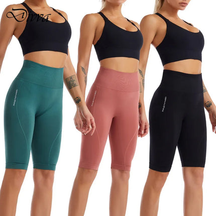 Women High Waist Yoga Running Shorts