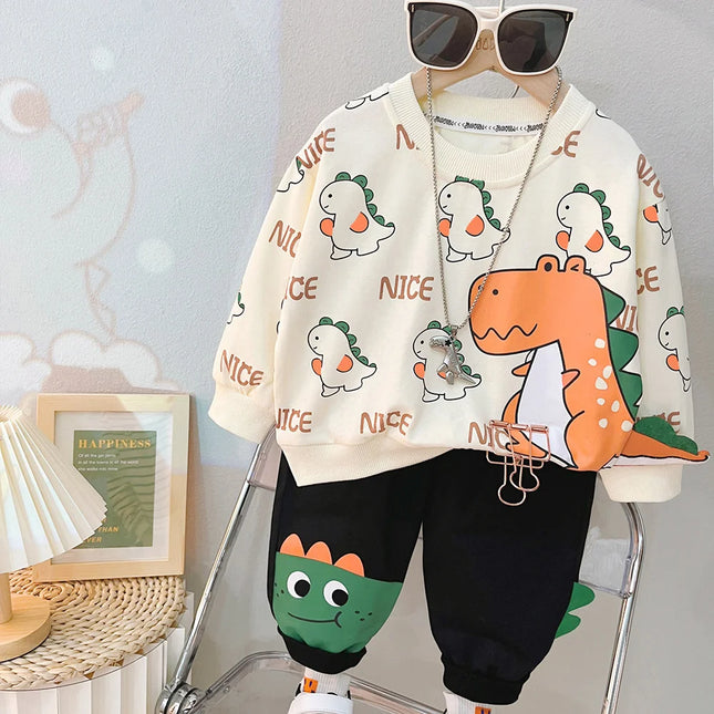 Baby Boy Spring Dinosaur 2pc Tracksuit