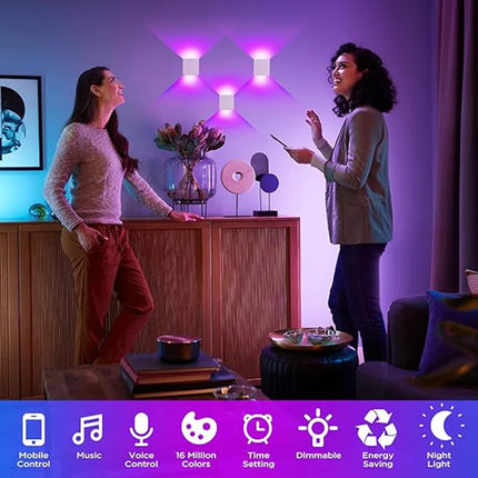 Outdoor RGB LED Smart APP Wall Lamp