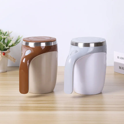 Battery-Rechargeable Automatic Stirring Coffee Mug