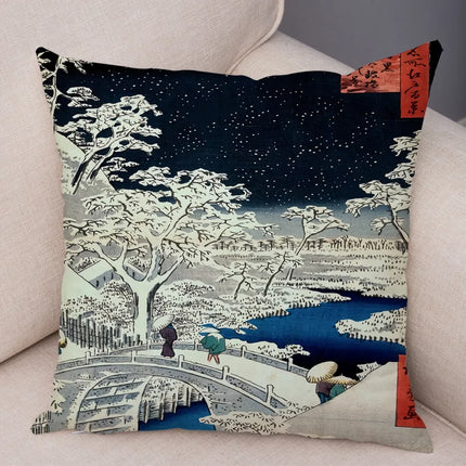 Fantasy Scenery Landscape Japanese Asian Home Pillows Decor