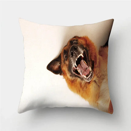 Custom Dog Animal Pillow Cover Cushion