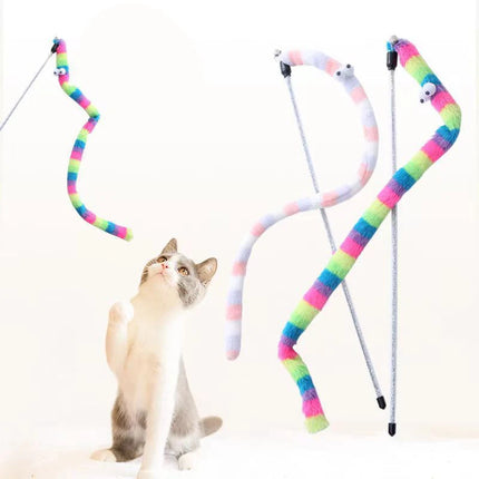 Cat Toy Colorful Interactive Wand