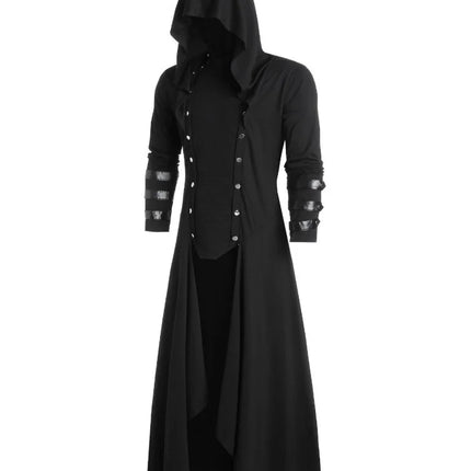 Men Medieval Victorian Hooded Pirate Costumes