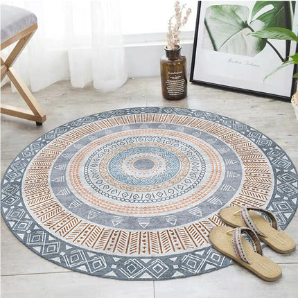 Nordic Round Bedroom Retro Area Rugs - Mad Fly Essentials