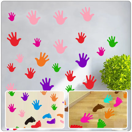 10 Pairs Handprint 3D Wall Stickers - Mad Fly Essentials