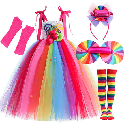 Girl Lollipop Costume Birthday Dress