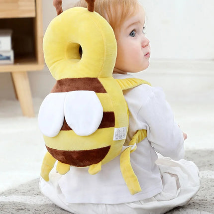 Toddler Adjustable Head Protector Animal Backpack