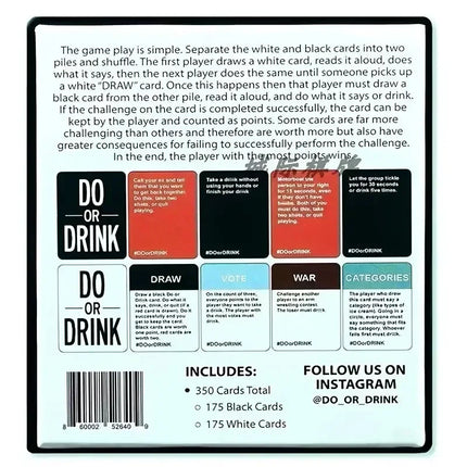 DO OR DRINK Drunk Card Adult Party Game - Mad Fly Essentials