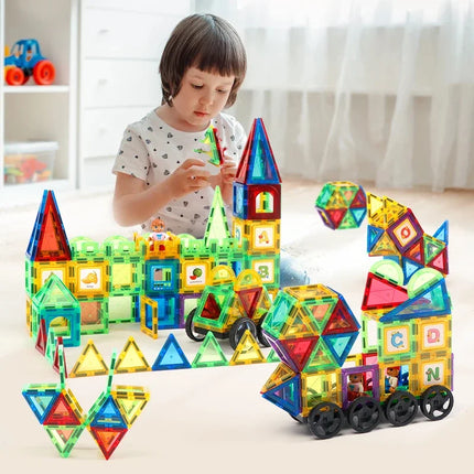 Kids Magnetic Construction Building Stem Toys