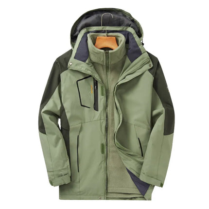 Men Autumn Winter 3in1 Mountaineering Jacket