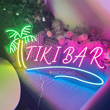 Tiki Bar Wall LED Neon Party Night Light
