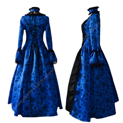 Women Vintage Victorian Court Dress - Mad Fly Essentials