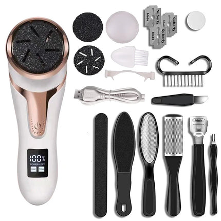 Electric Rechargeable Pedicure Foot Callus Massager